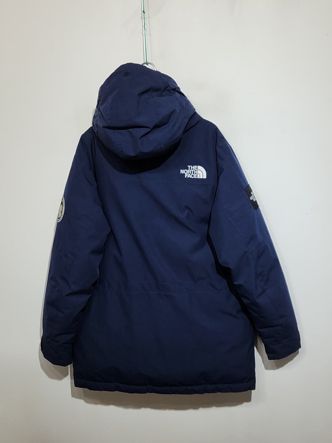 (XL) 노스페이스 거위털 패딩점퍼 네이비 구스다운 후드자켓  상품이미지7