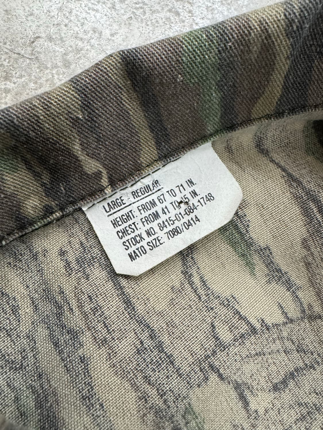 80s 리얼트리 BDU 필드자켓 상품이미지4