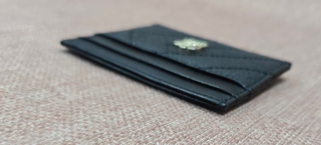 루이까또즈 블랙 퀼팅 카드지갑 상품이미지6