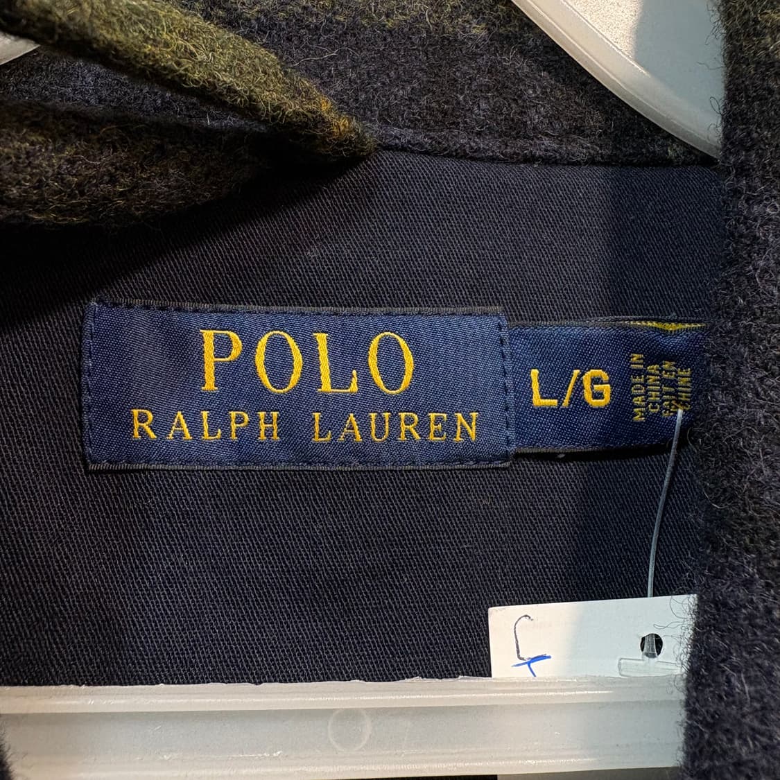 [L] POLO 폴로 랄프로렌 체크 울 자켓 상품이미지6