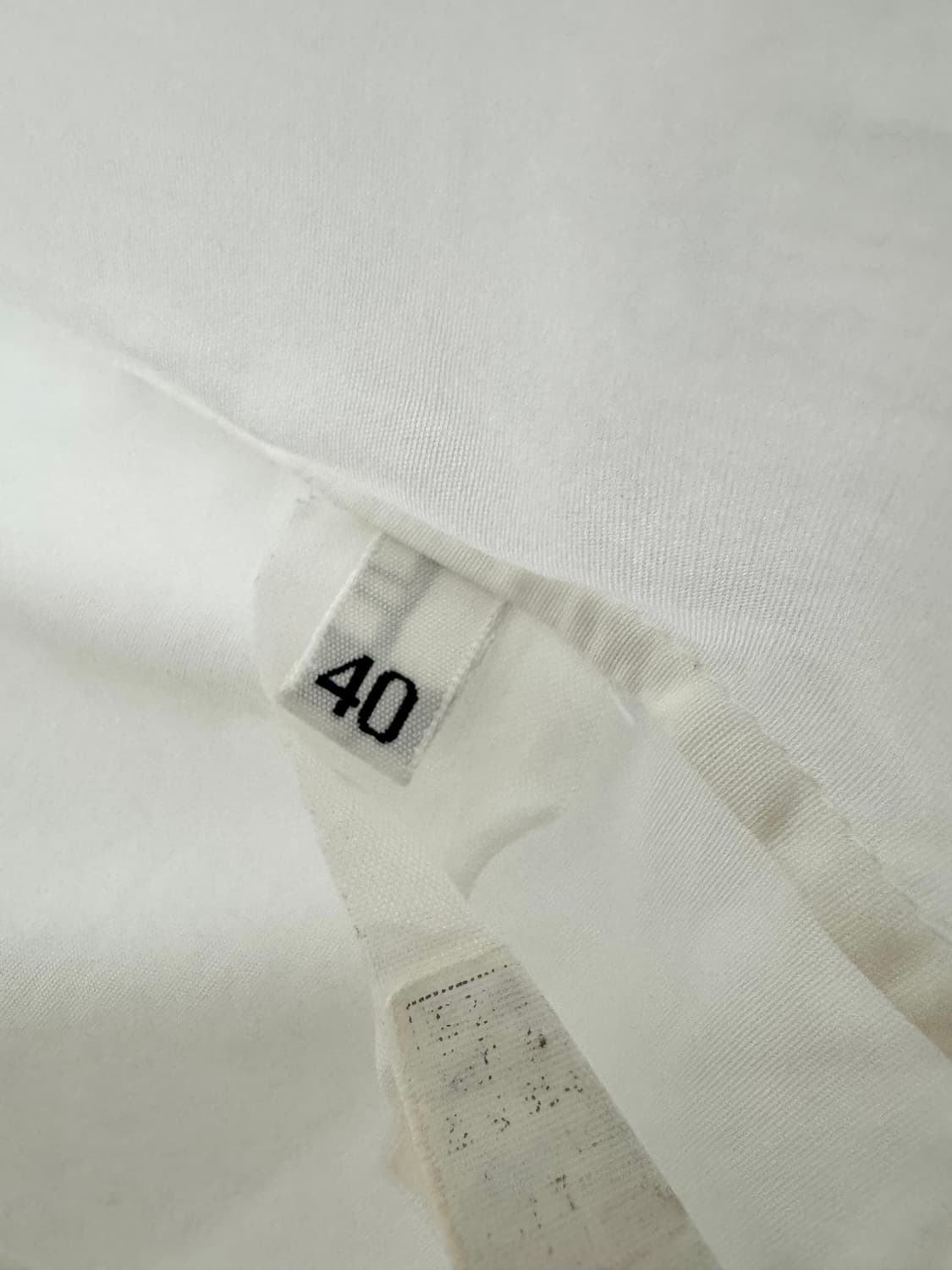 돌체앤가바나 프릴 블라우스 화이트 40 정품 상품이미지6