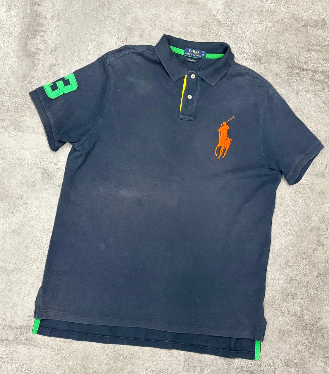 폴로 랄프로렌 빅포니 반팔 카라티 네이비 상품이미지3