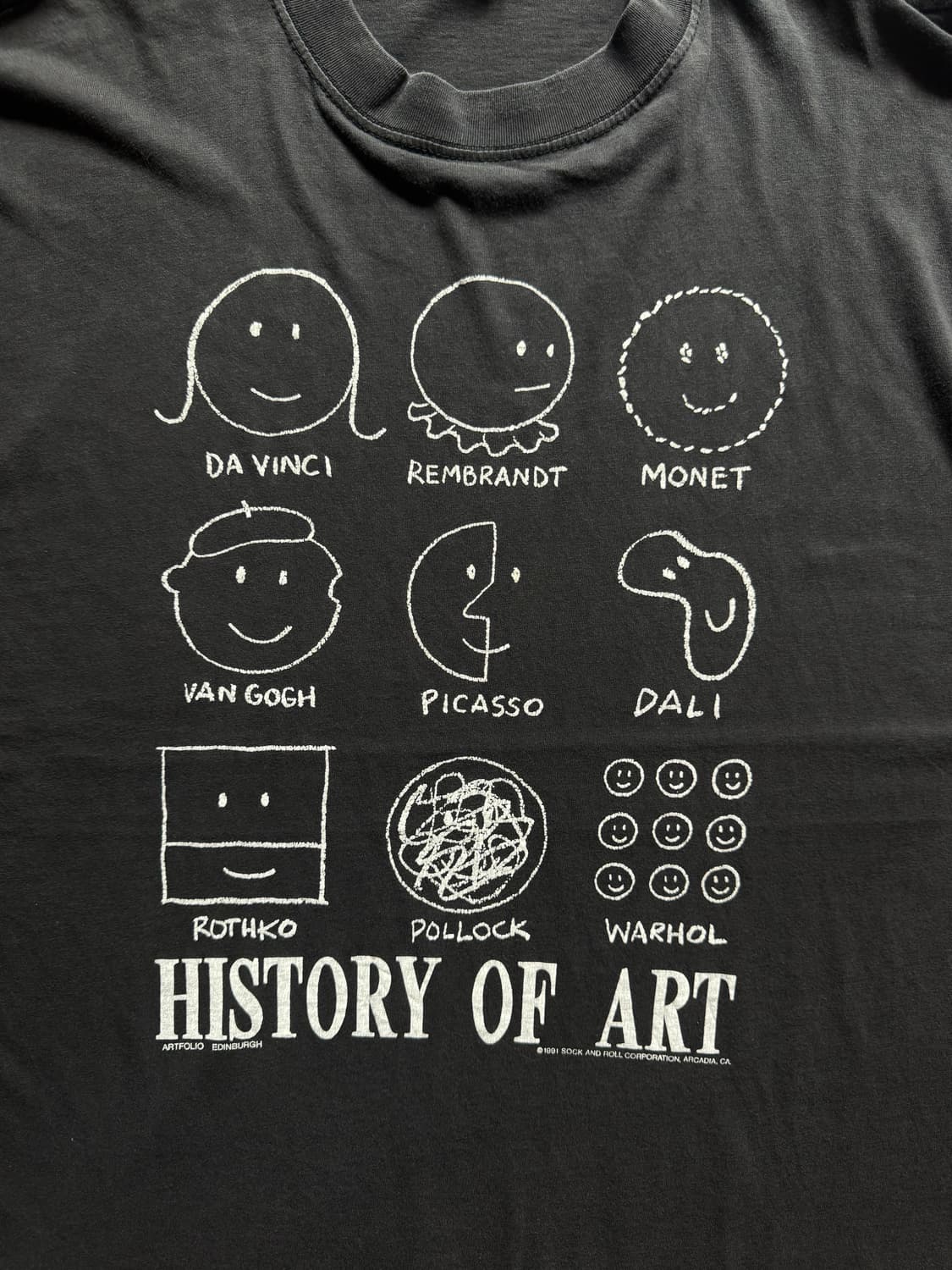 90s History Of Art 티셔츠 상품이미지3