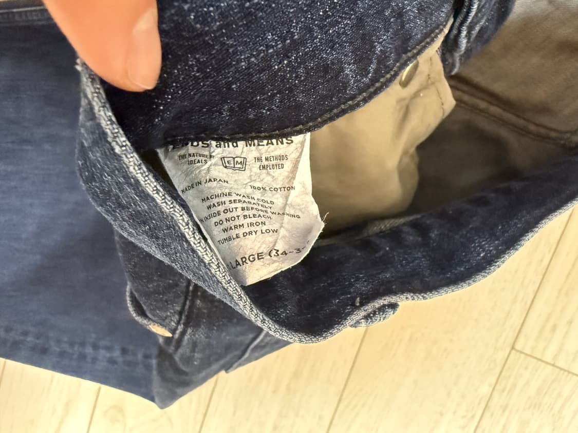 Ends and means 인디고 데님 상품이미지3