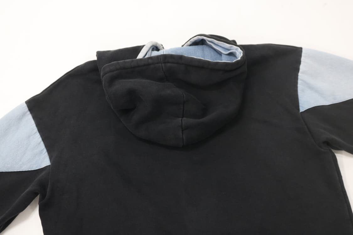 팅글러 Tingte 빈티지 데님 배색 후드 스웨트셔츠 상품이미지8