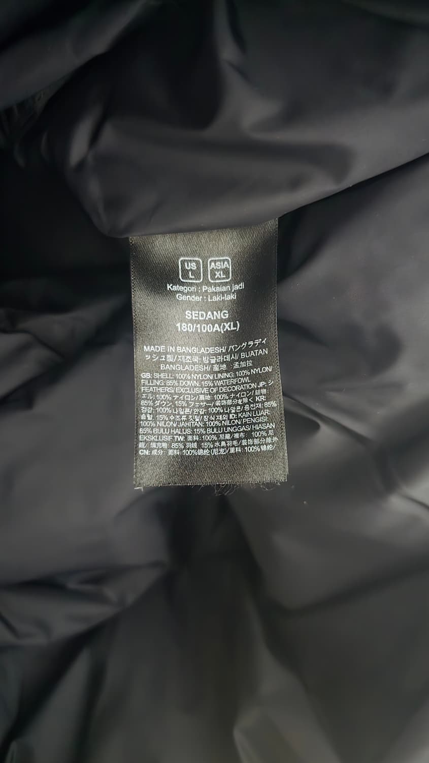 노스페이스 1996 레트로 눕시 패딩 블랙 필파워700 XL사이즈 상품이미지7