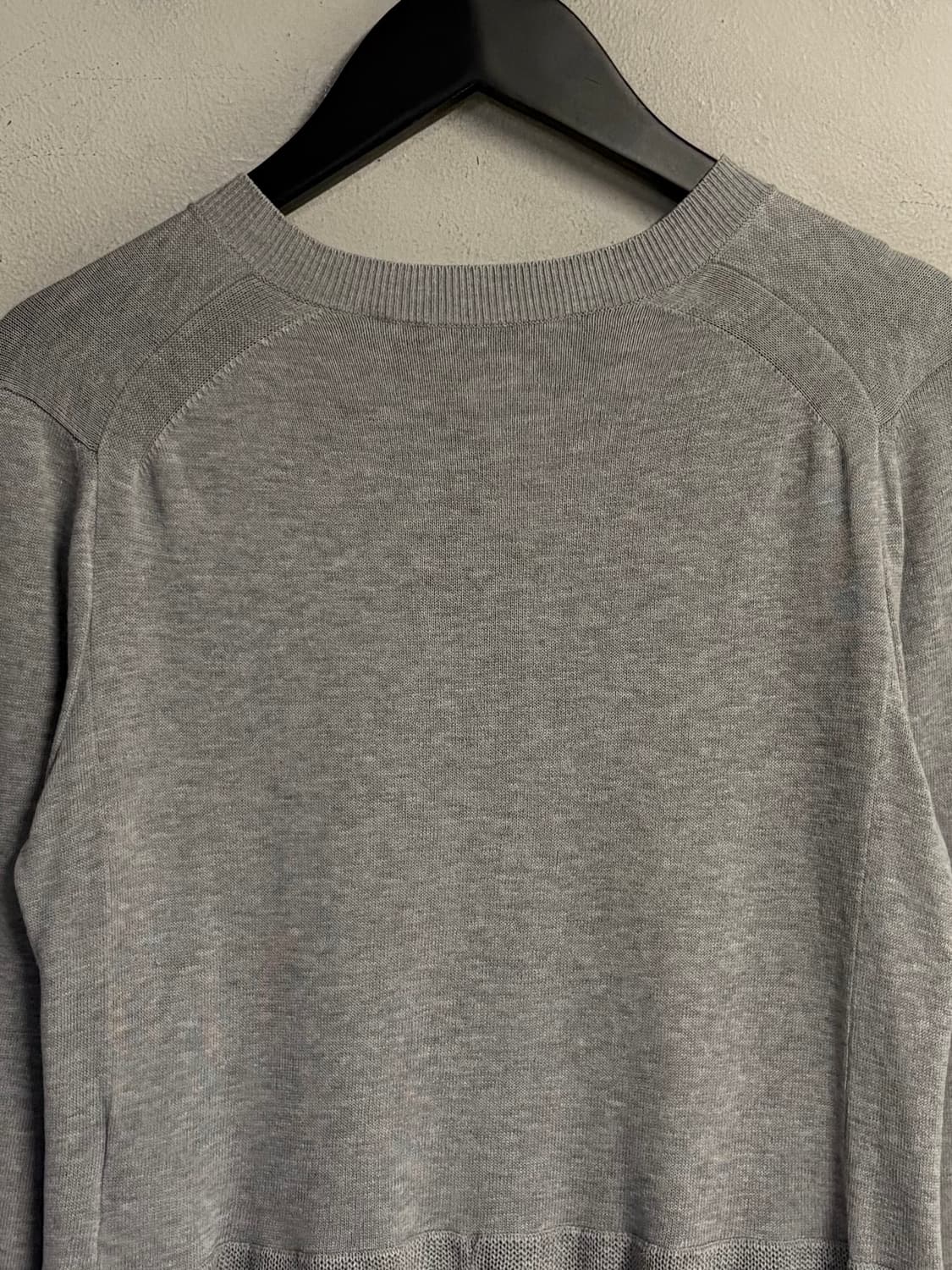 SACAI LUCK back panel cardigan grey 2 상품이미지5