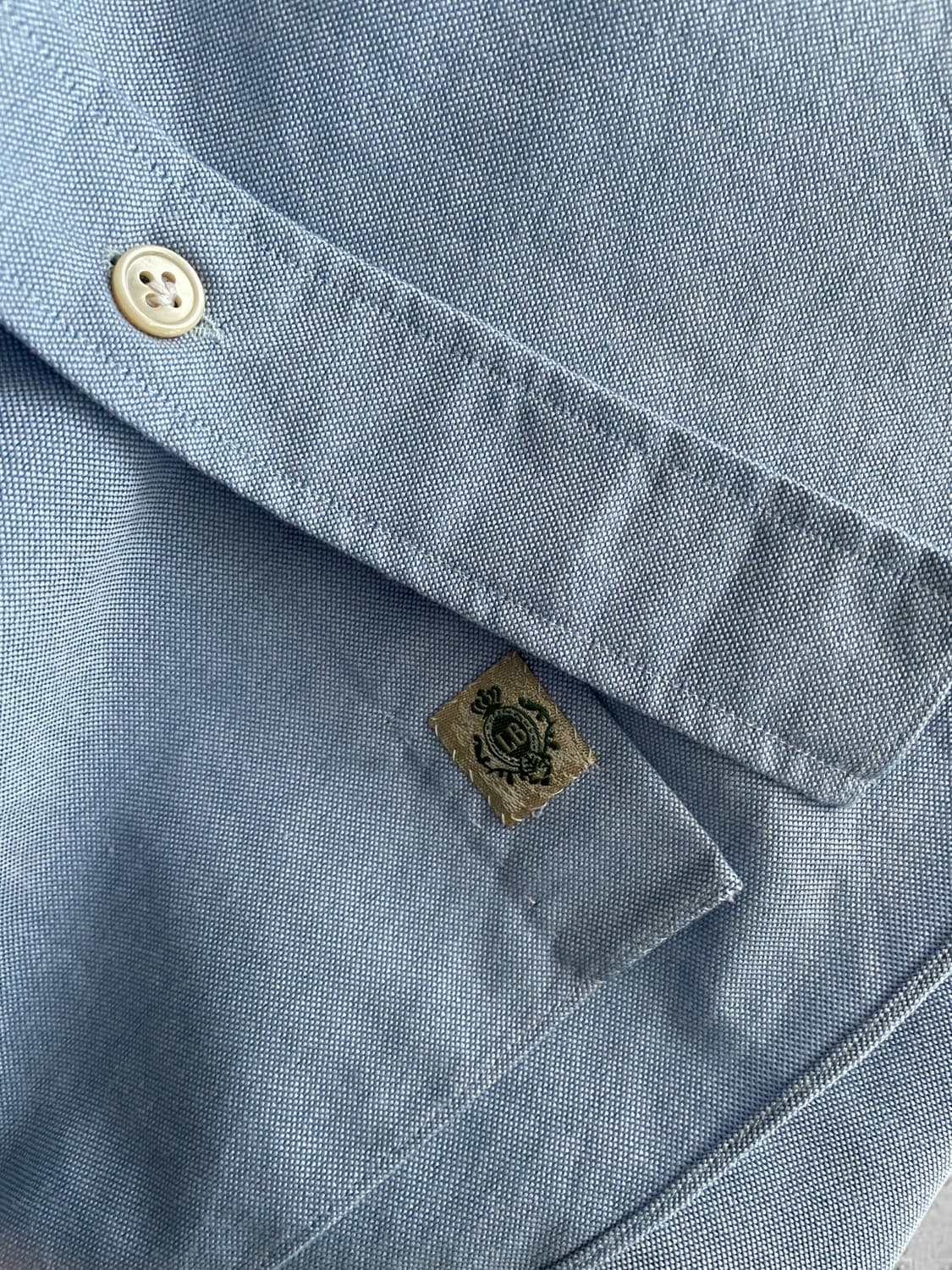 루이지 보렐리 옥스포드 코튼 셔츠 팝니다. 상품이미지8