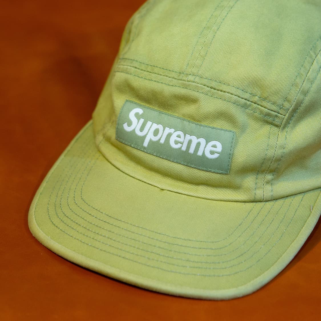 슈프림 박스 로고 캠프 캡 라이트 그린 상품이미지3