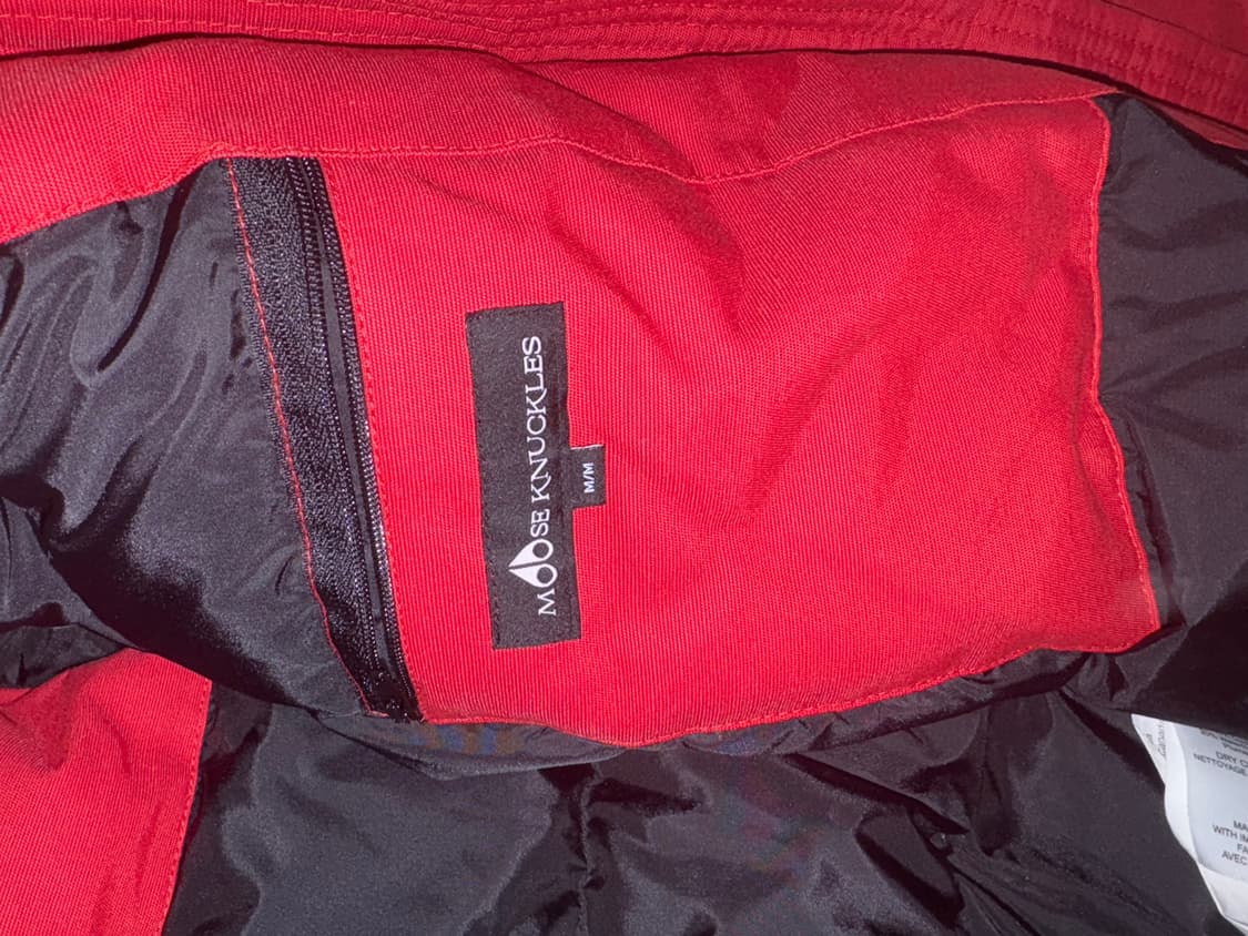 여성 무스너클 데비 봄버 패딩 레드컬러 상품이미지5