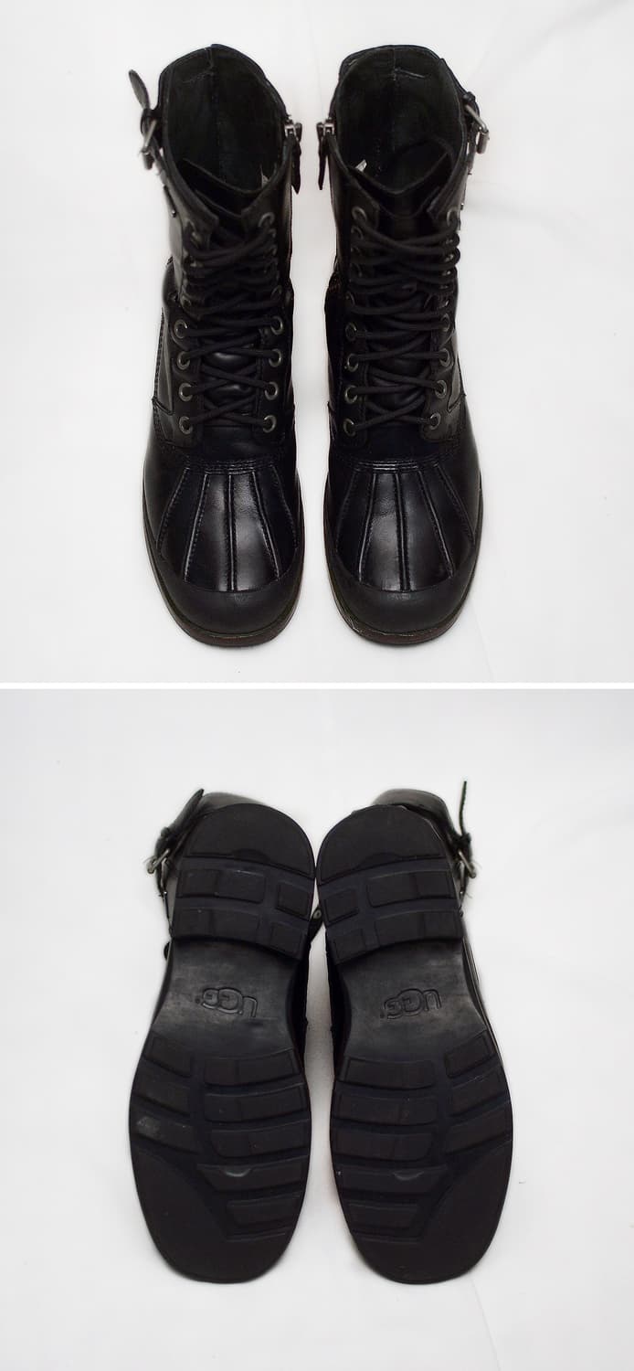 어그 (UGG) 리스 블랙 레더 라이더 방한부츠 (260-265) 상품이미지3