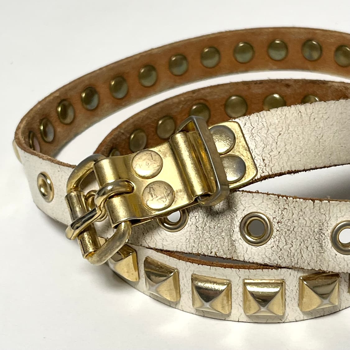 컬러 금장 스터드 벨트 상품이미지1