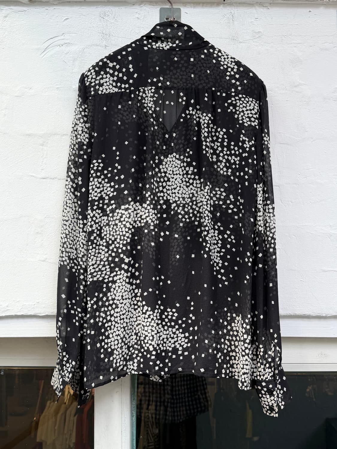 Giambattista Valli 잠바티스타 발리 도트 시어 블라우스 S 상품이미지6