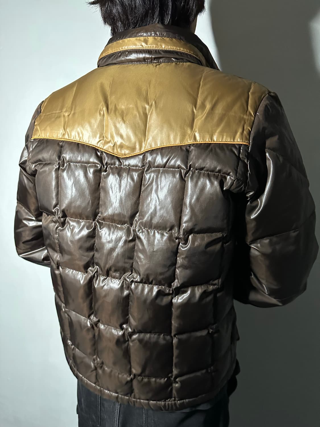 Takeo Kikuchi Down Jacket(Brown × Camel) 상품이미지2