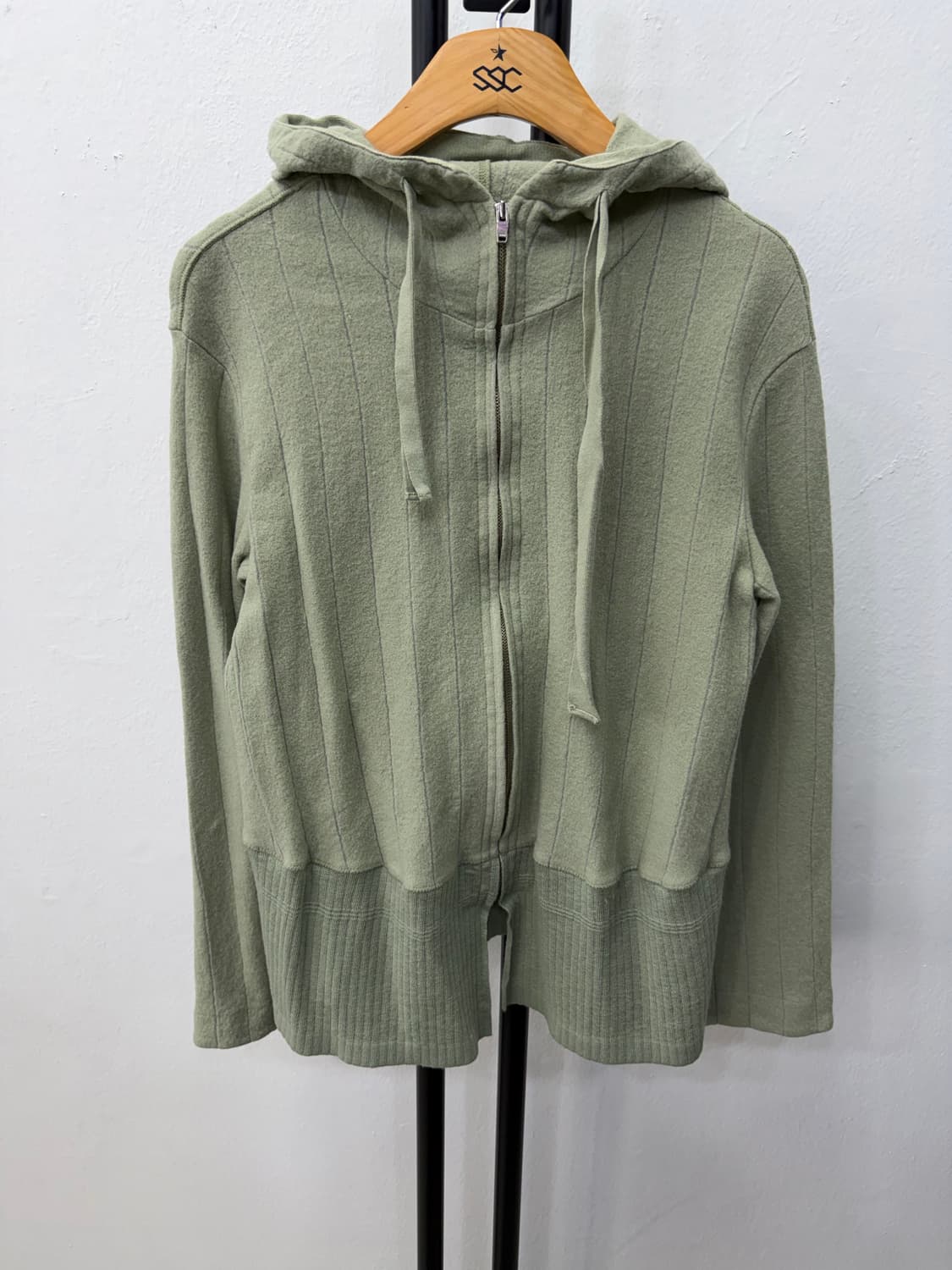 정품) 구호 여성 니트 후드 집업 S 상품이미지1