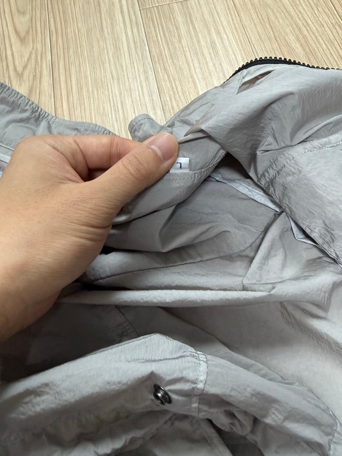 CP컴퍼니 크롬 고글 바람막이 자켓 그레이 L 상품이미지5