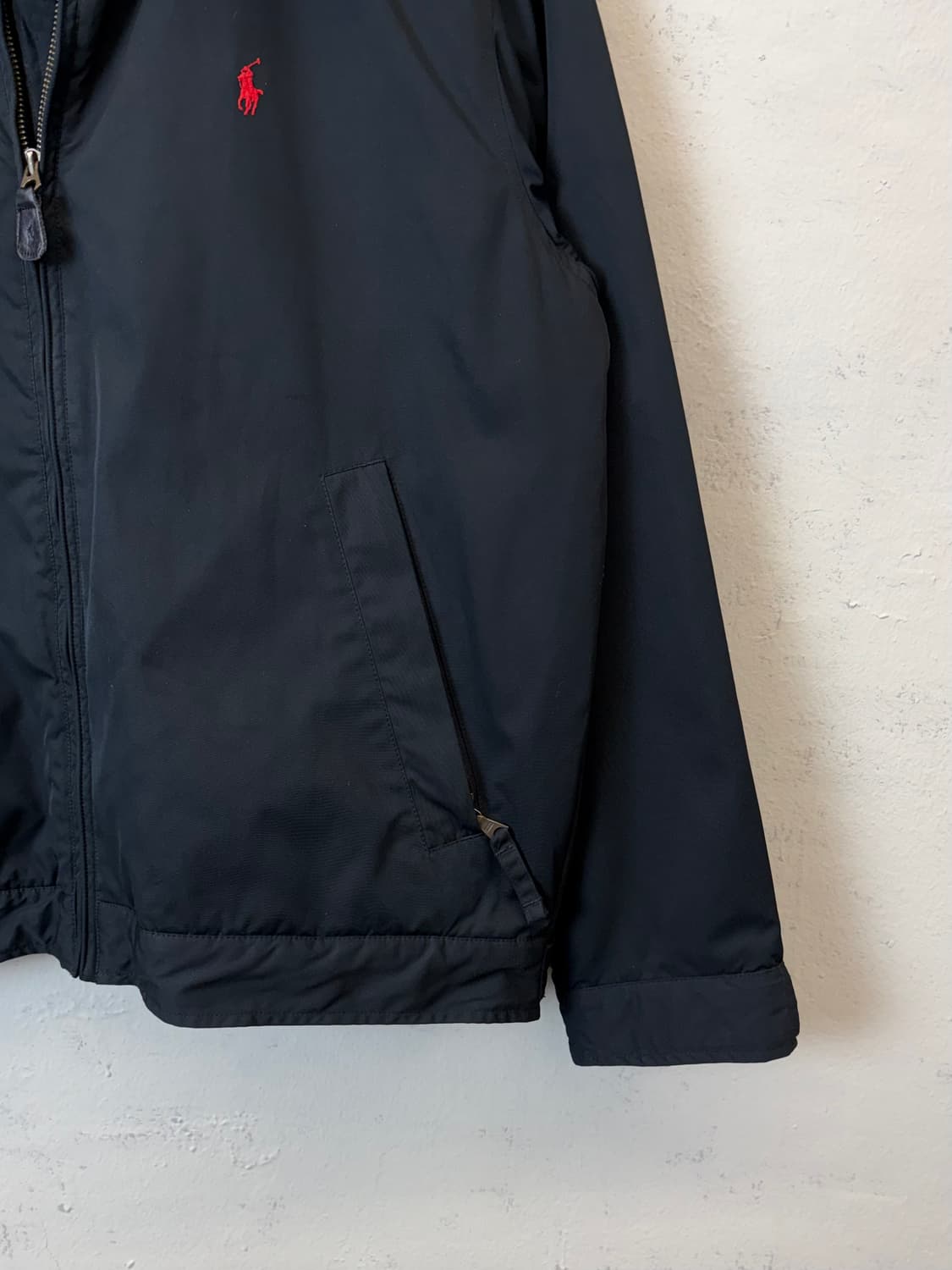 폴로랄프로렌 모크넥 폴리쉘 페리자켓 블랙 상품이미지3