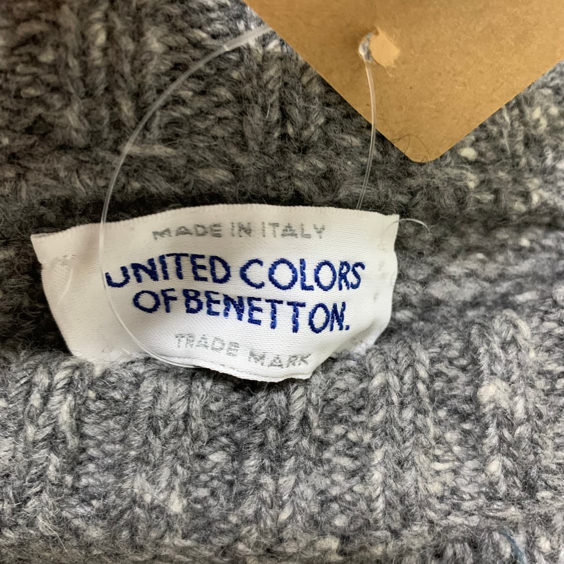 베네통 빈티지 패턴 니트 스웨터 남녀공용 L 상품이미지3