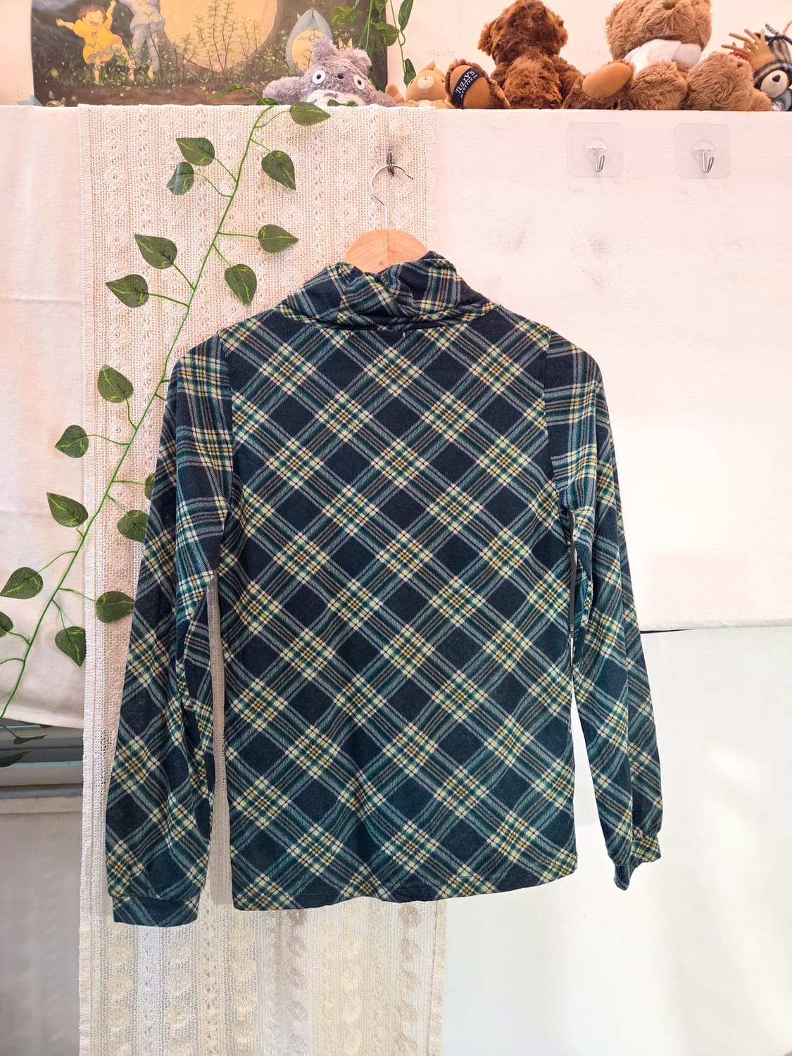 너드 체크 목폴라 슬리브 상품이미지4