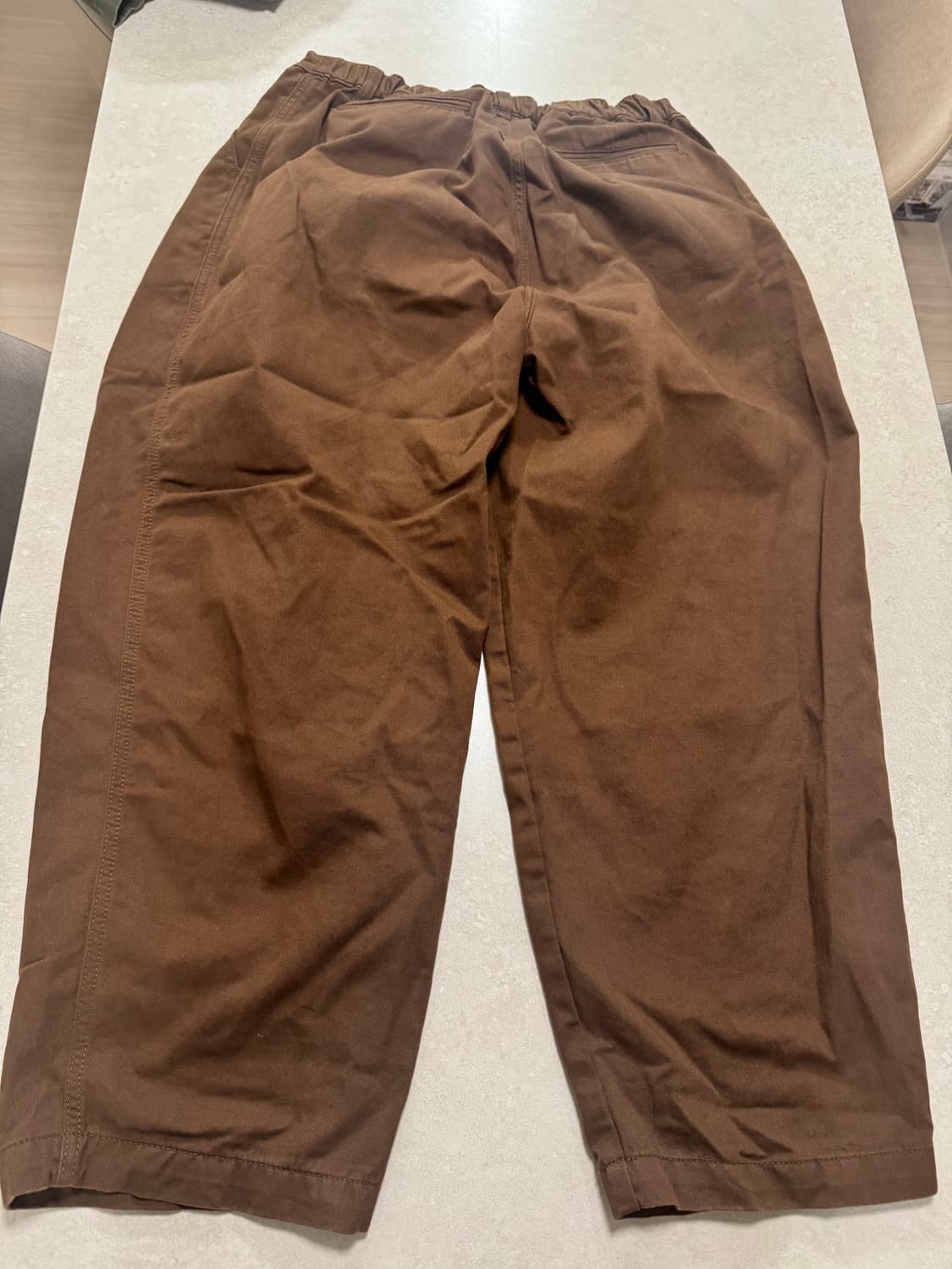 사운즈라이프 스냅밴딩 벌룬팬츠 브라운 L 상품이미지4