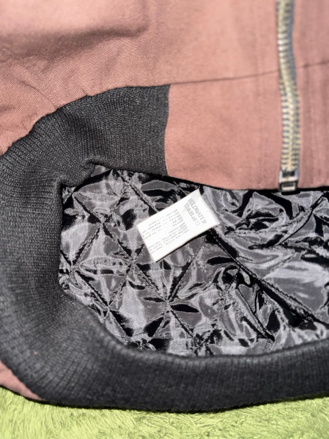 [L] 허니스쿱하우스 퀼티드 캔버스 후드 자켓 브라운 상품이미지4