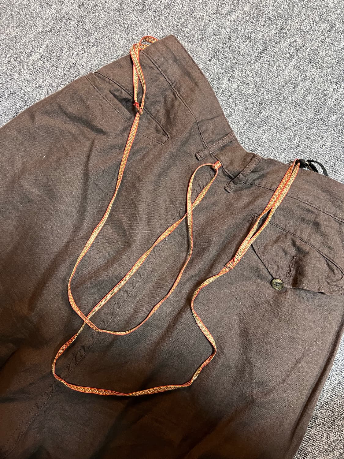 Kapital suspenders linen pants 상품이미지4