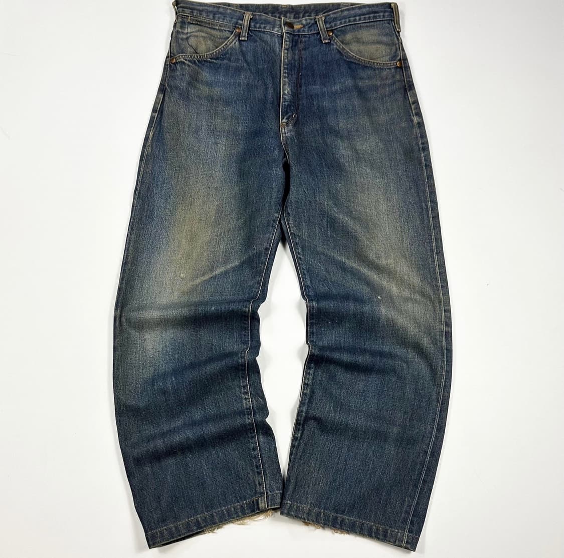 랭글러 재팬 워싱 와이드 데님 팬츠 (34인치) 상품이미지3