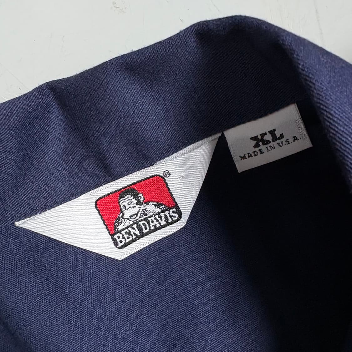 밴 데이비스 네이비 워크 셔츠 상품이미지4
