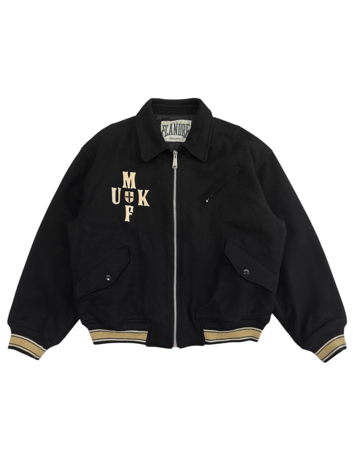 맨즈 플랑드르 mens flandre JPN 울 바시티자켓 상품이미지1