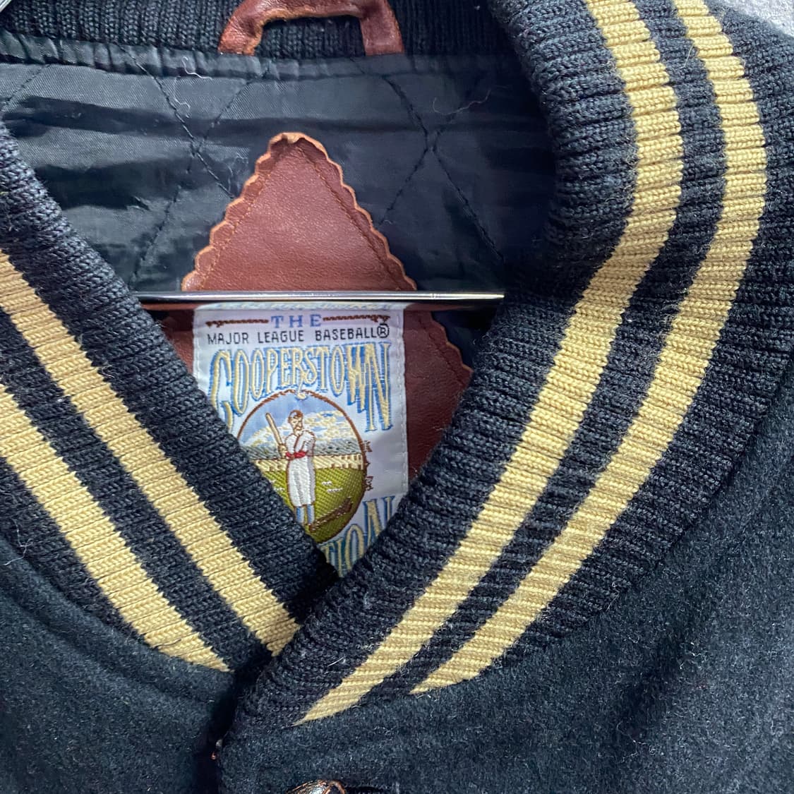 스타터 시카고 화이트삭스 모직&레더 배색 바시티 자켓 B3197 상품이미지4