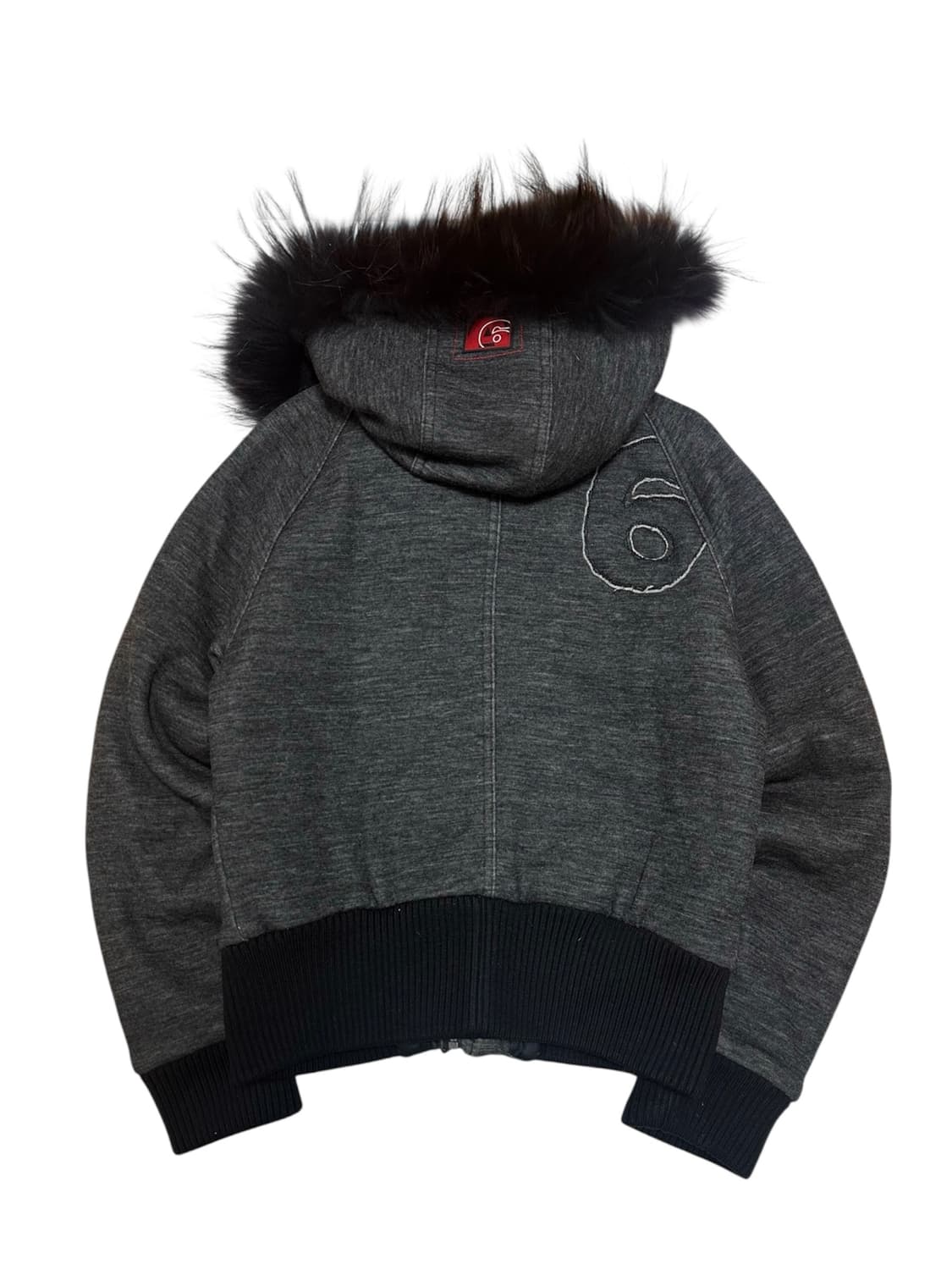 A6 y2k 퍼 후드 자켓 상품이미지4