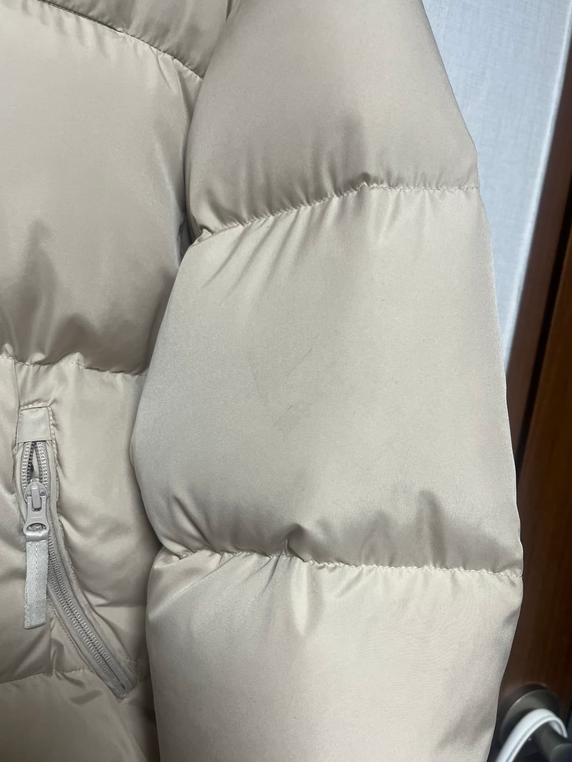 하이킹패트롤 덕다운 패딩 자켓 베이지 상품이미지3