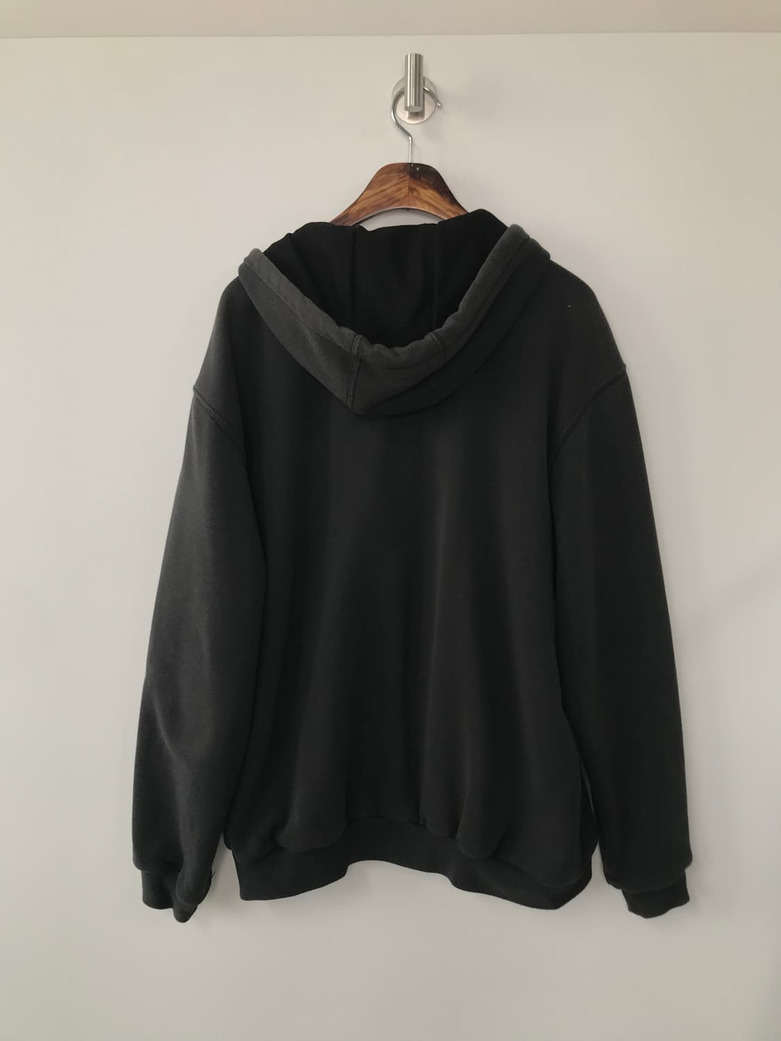 칼하트 자수로고 써멀 차콜 후드집업 상품이미지3