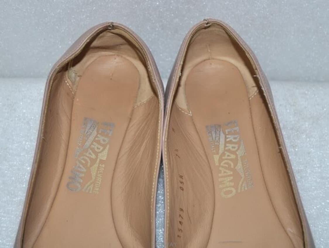 페레가모/여성플랫가죽슈즈(245)정품 상품이미지8