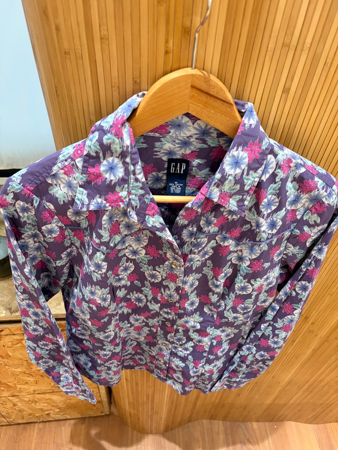 Old Gap Western Pattern Shirt 상품이미지2