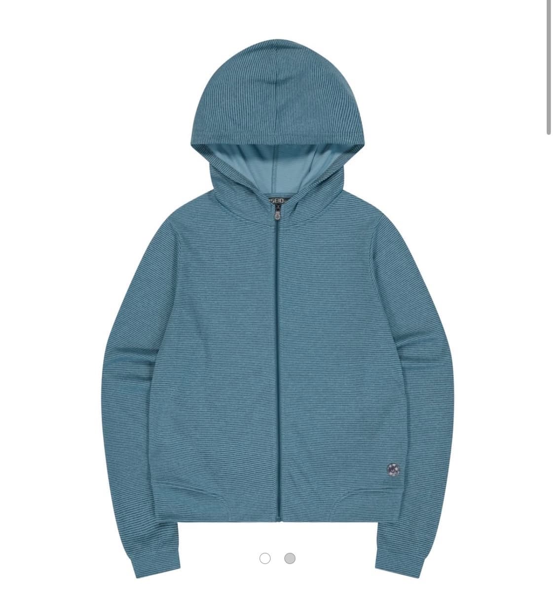 코이세이오 038 STRIPE ZIP-UP BLUE 상품이미지1