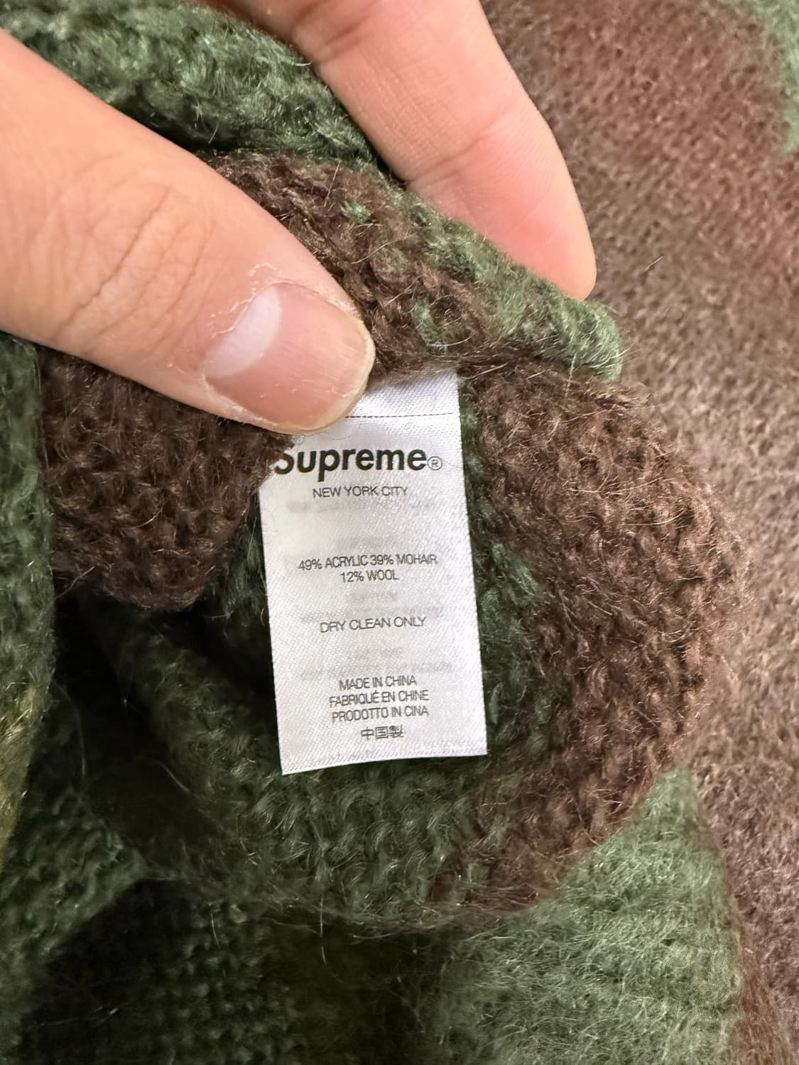 슈프림 준야 카모 모헤어 니트 M 상품이미지4