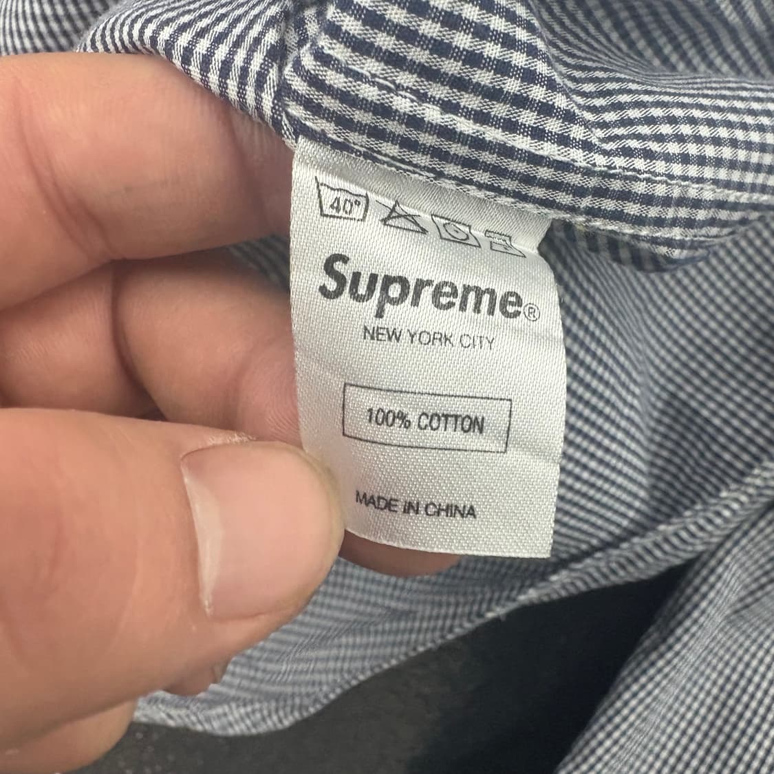 (105)슈프림체크셔츠 상품이미지5