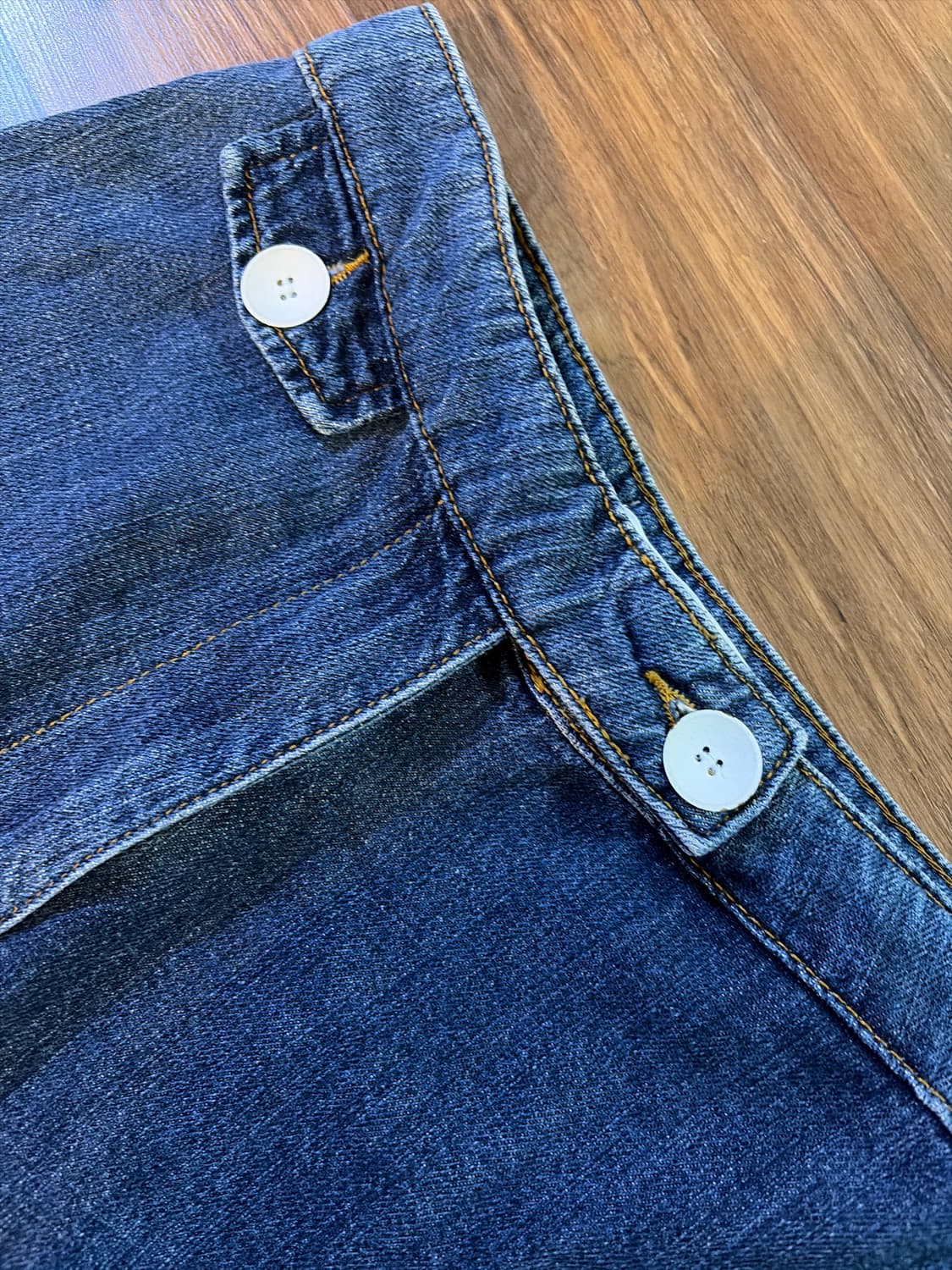 모리걸st 빈티지st 데님 와이드 팬츠 (일본 자라 프리미엄 라인) 상품이미지3