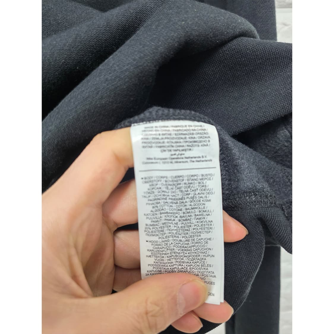 택포) 나이키 블랙 후드티 L 상품이미지3