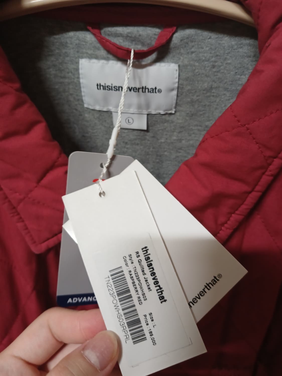디스이즈네버댓 RS 퀄팅 자켓 L사이즈 상품이미지4