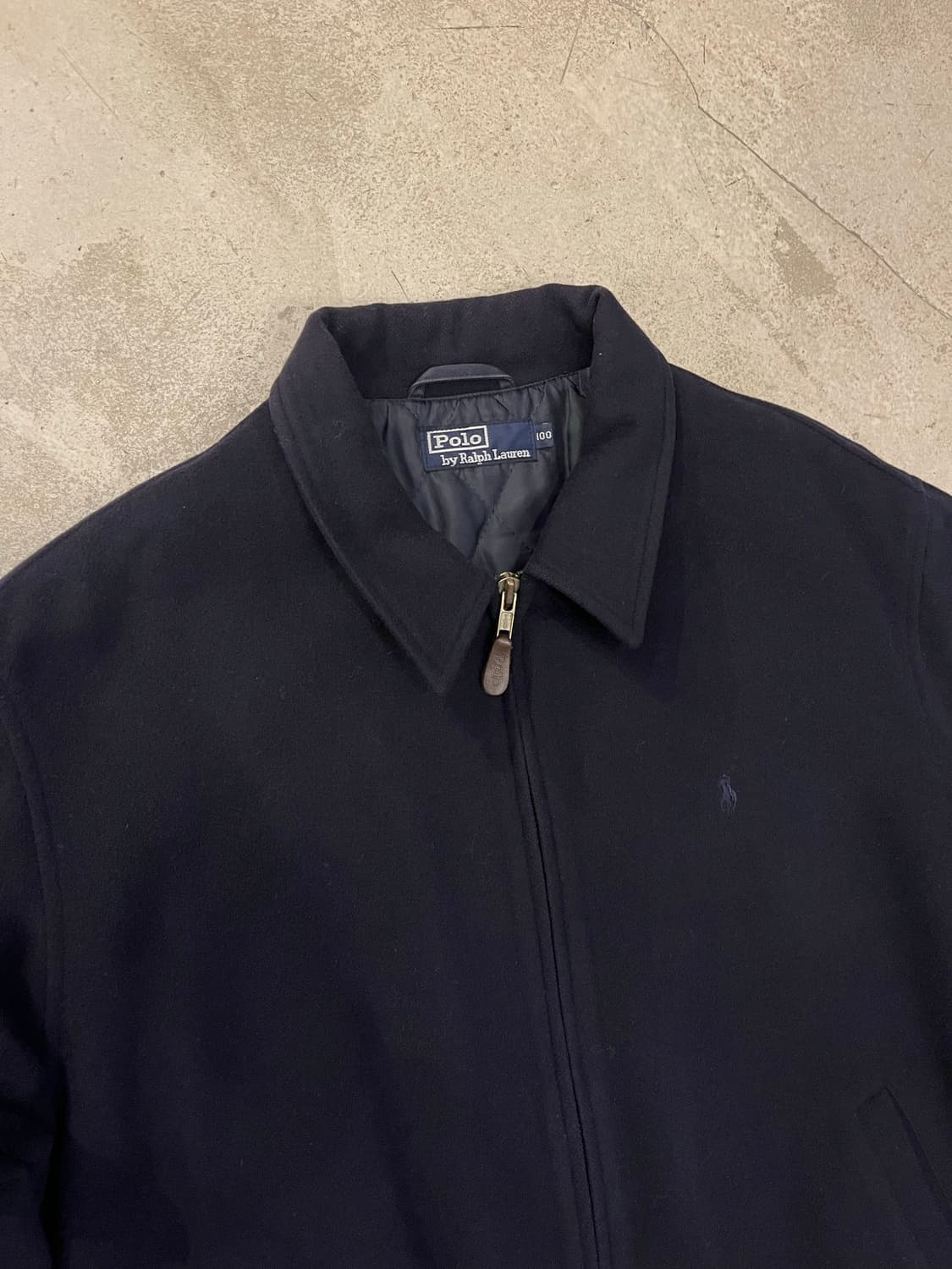 빈티지 랄프로렌 폴로 울자켓 네이비 상품이미지2