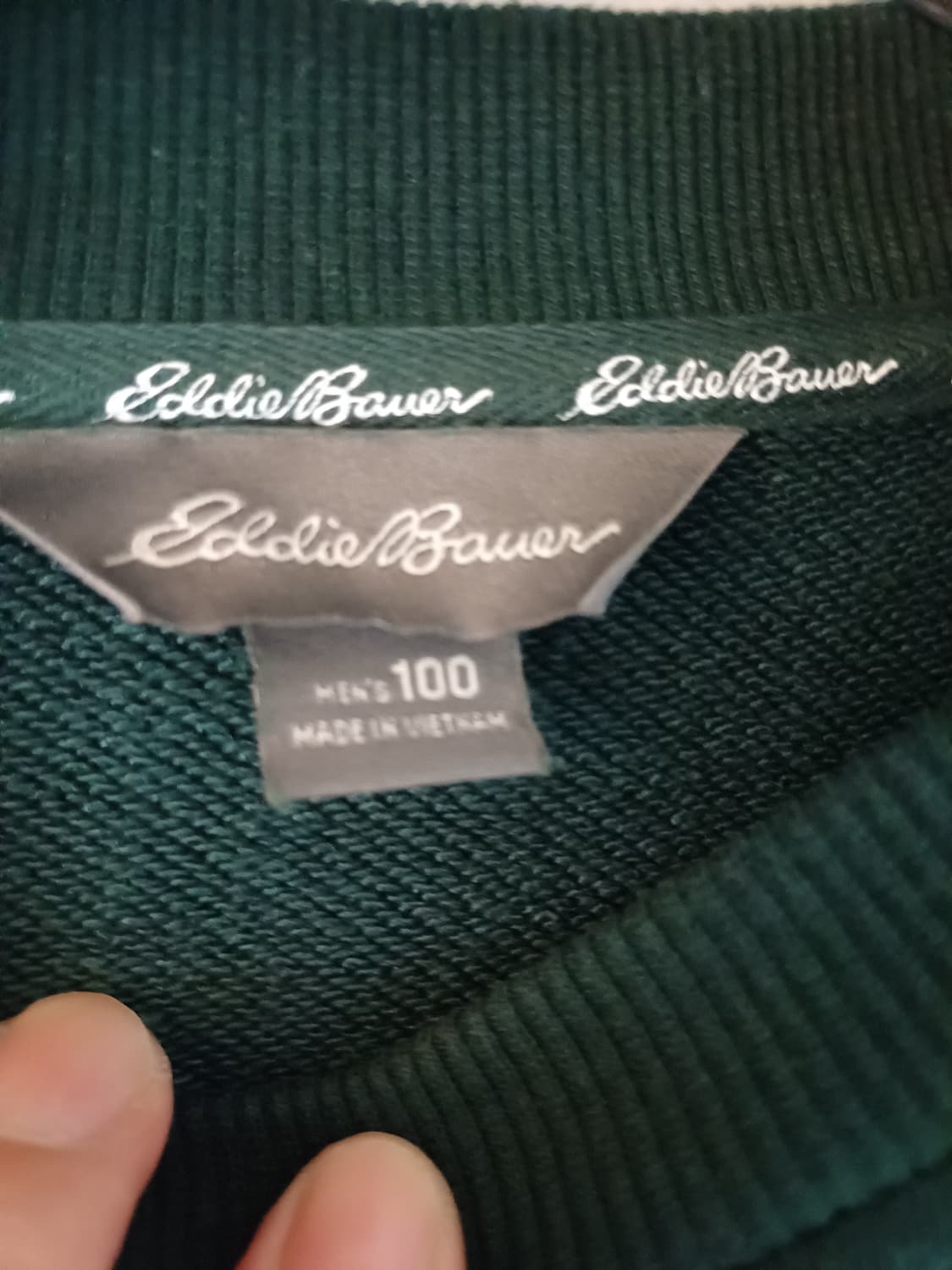 에디바우어 그린 맨투맨(반값택포) 상품이미지4