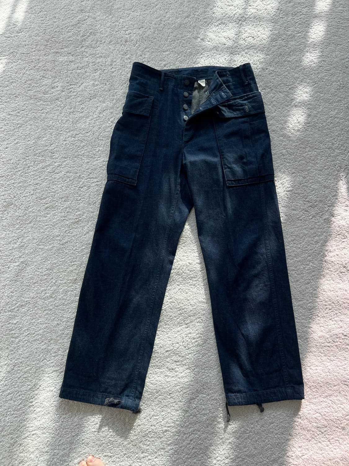 더블알엘 데님 카고 팬츠 상품이미지1