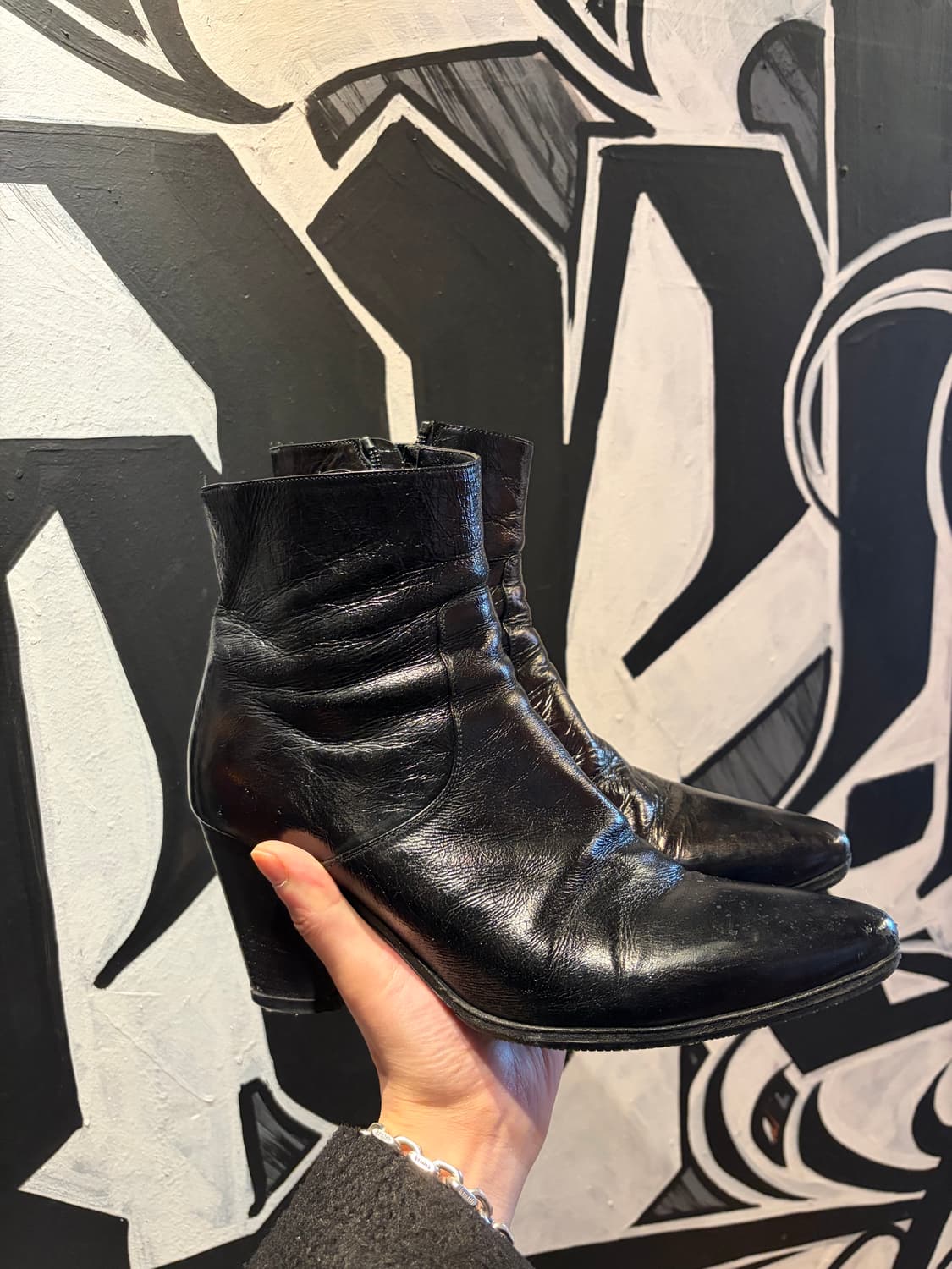 생로랑 15fw 프렌치 힐 부츠 상품이미지1