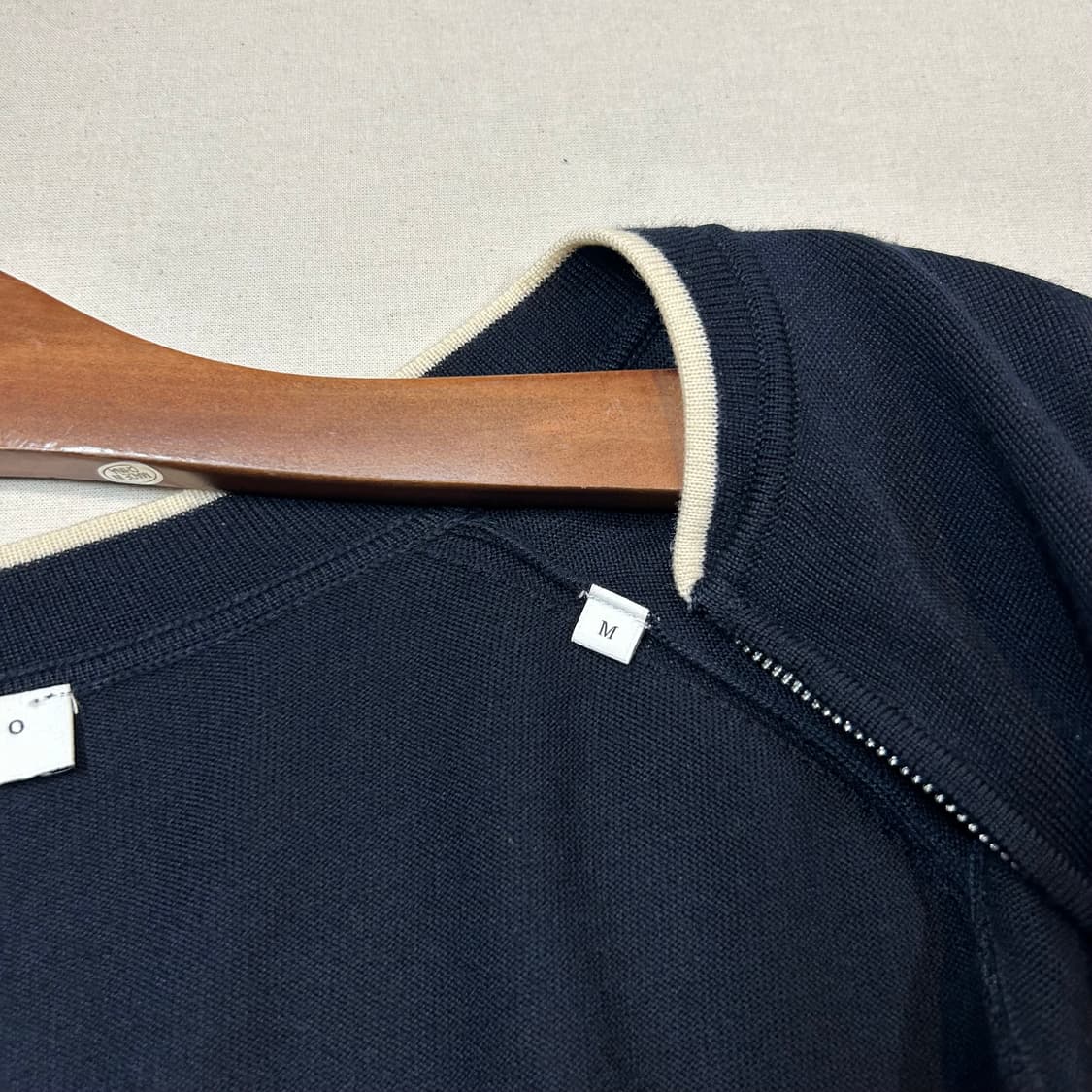 M) 산드로 네이비 라운드넥 니트 가디건 상품이미지7