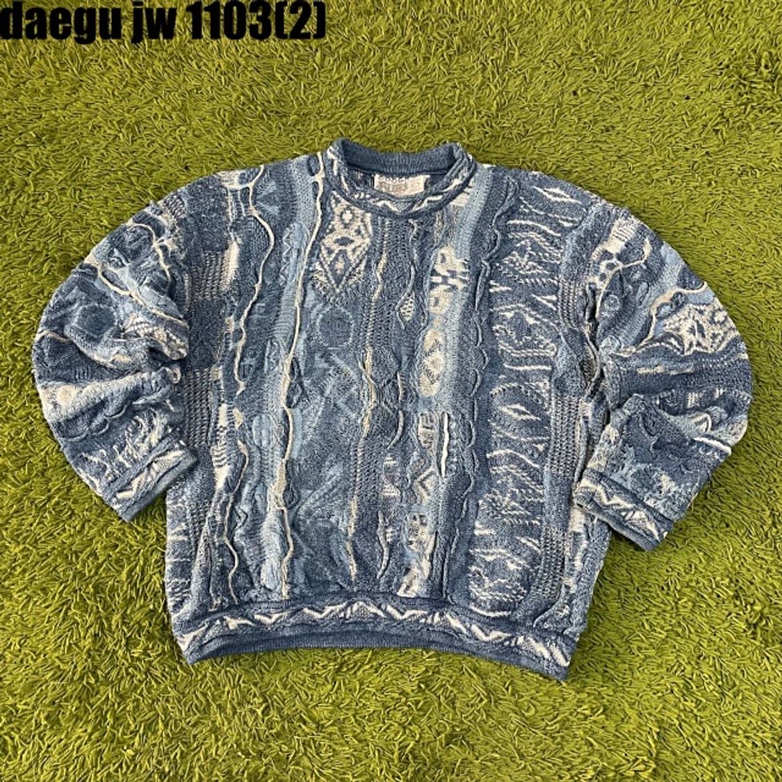 쿠지 케이블 니트 L  상품이미지2