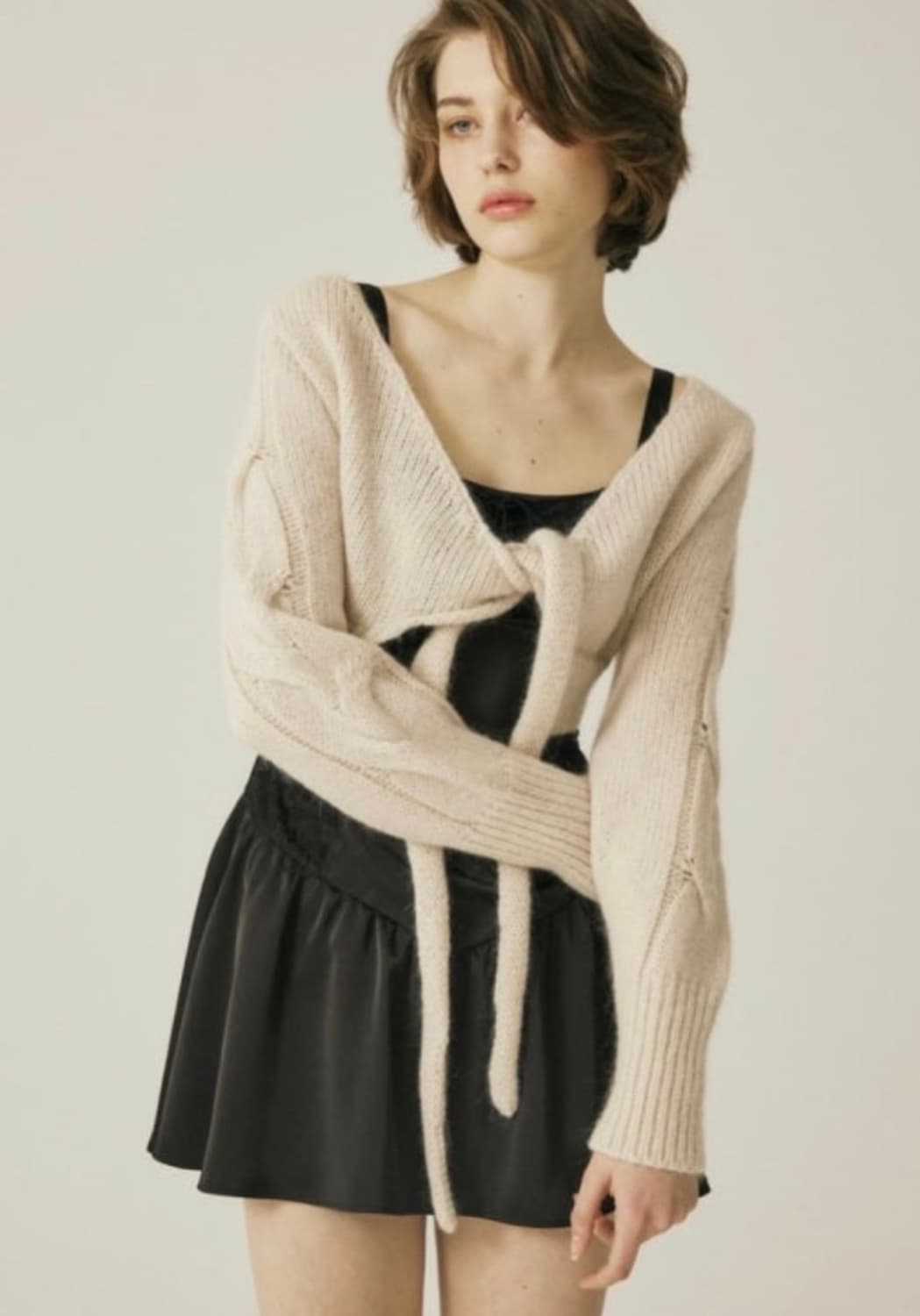 쓰리타임즈 bambi bolero 베이지 상품이미지1