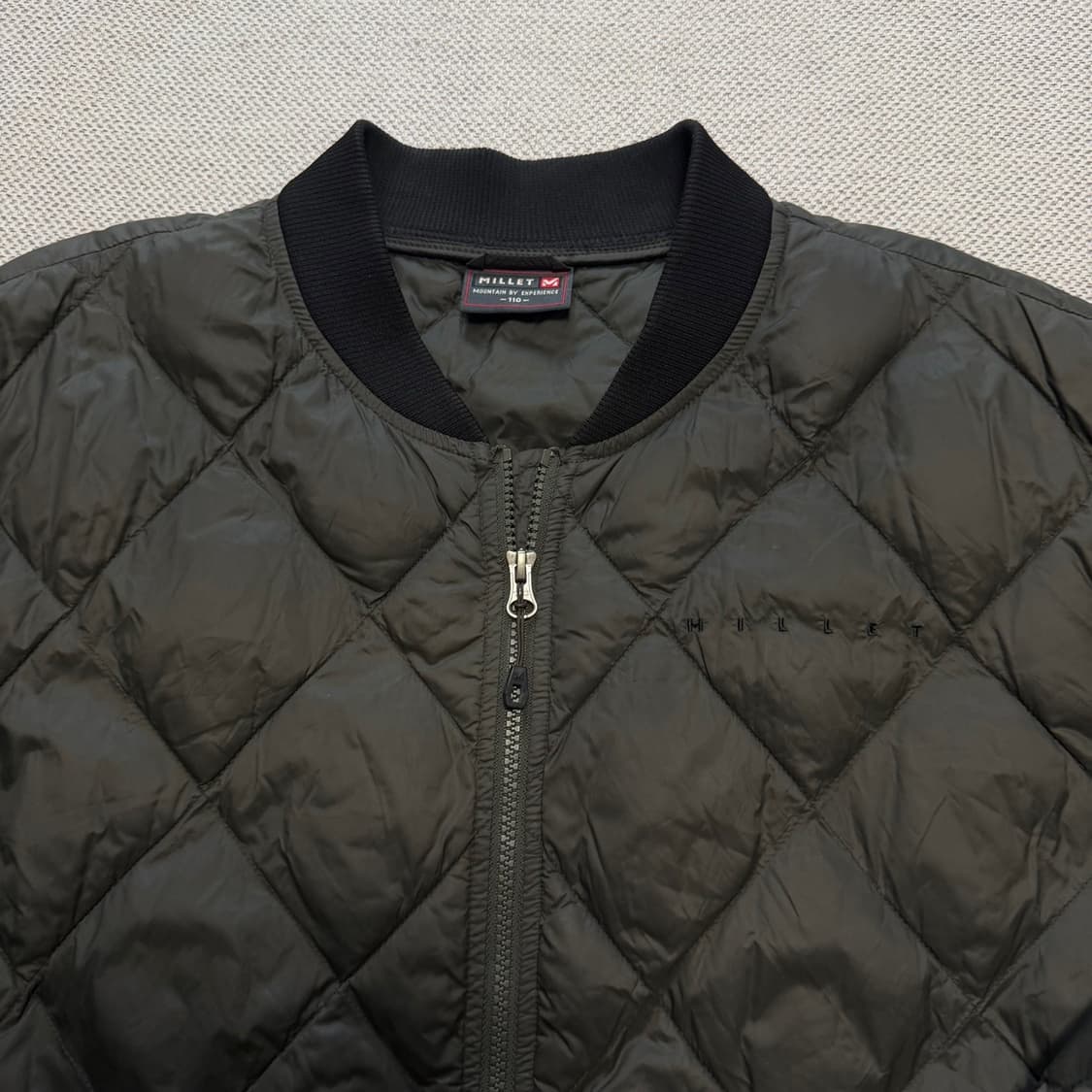 밀레 퀼팅 봄버 자켓 상품이미지2