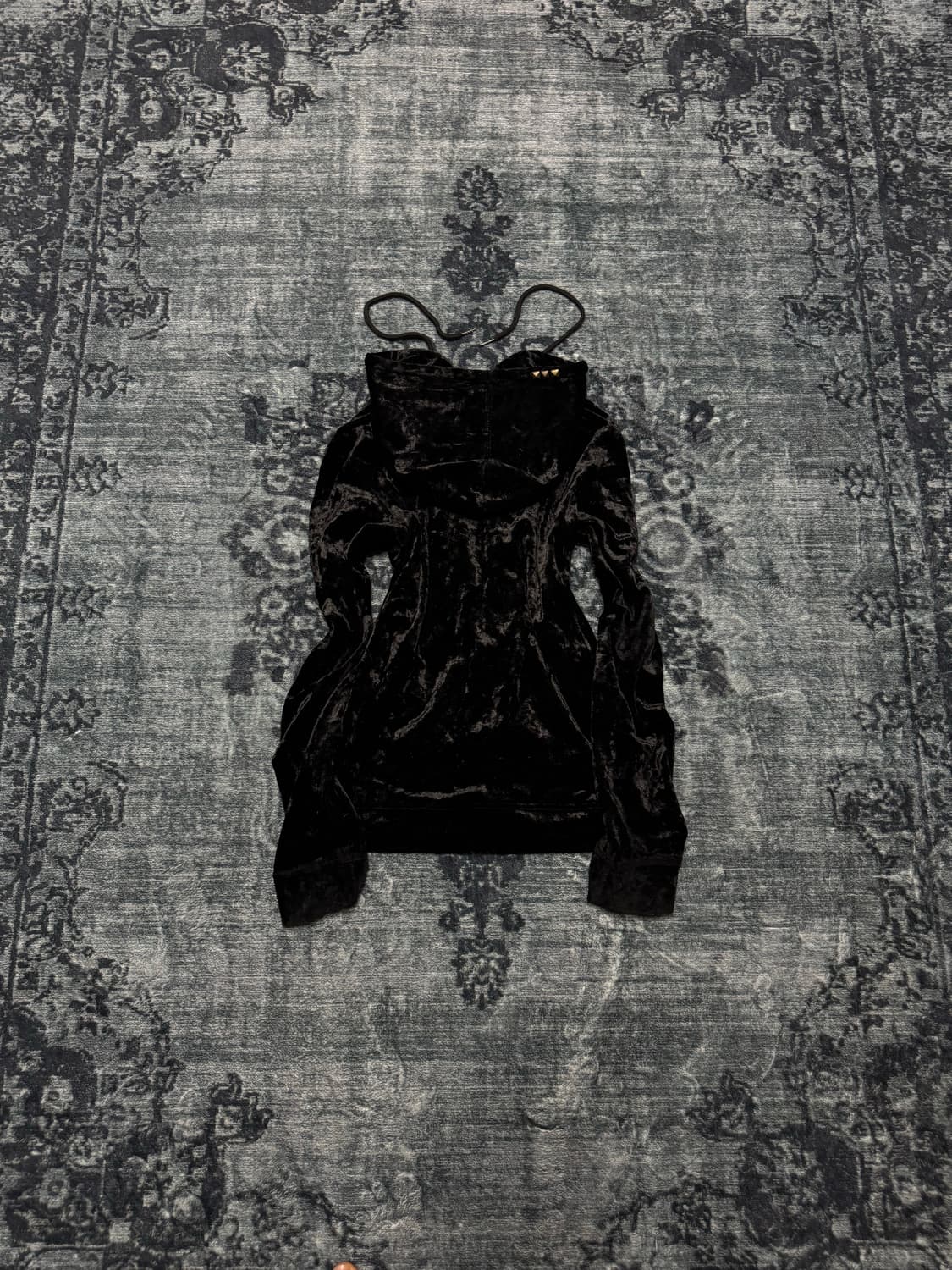 Rattle trap 00s stud gimmick velour hood 상품이미지6